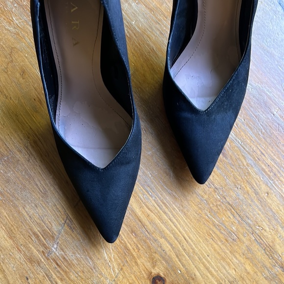 Zara sued black pumps 38 - Picture 2 of 7